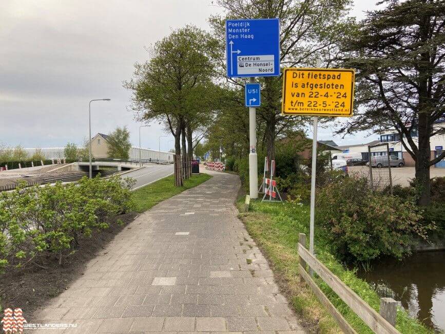 Fietspad Nieuweweg komende maand op de schop