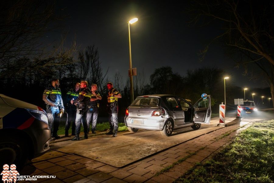 Wilde achtervolging eindigt aan de Zuidbuurt