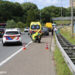 Licht gewonde bij ongeluk toerit A4