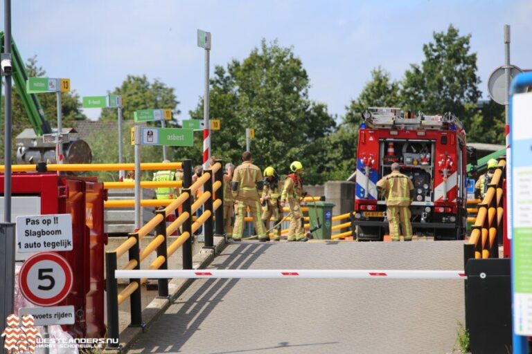 Containerbrand aan de Hoogwerf