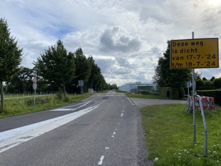 Ockenburchlaan twee dagen dicht voor verkeer