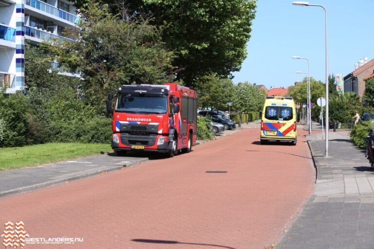 Brandweer inzet voor ongeluk binnenshuis