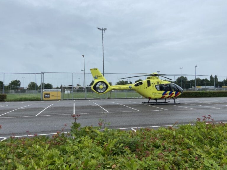 Traumahelikopter inzet in Honselersdijk