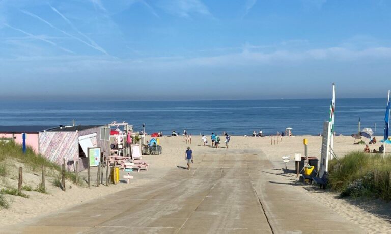 Veel aanloop naar de stranden