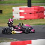 Rosanne den Drijver rijdt in de top van GK4 Kartseries