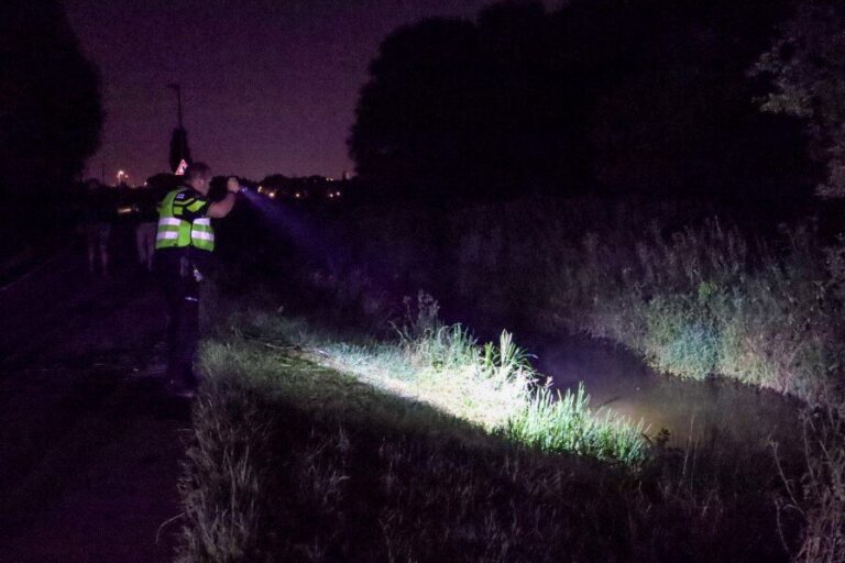 Vermiste man teruggevonden in sloot