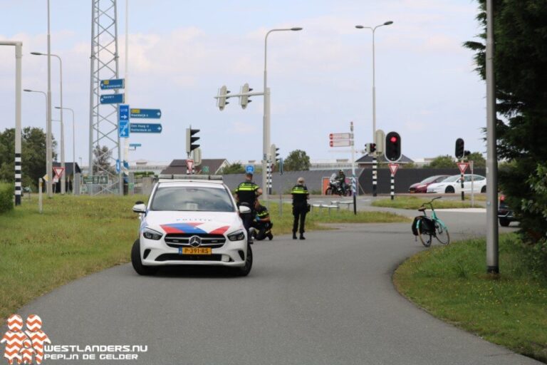 Ongeluk fietser met elektrische step