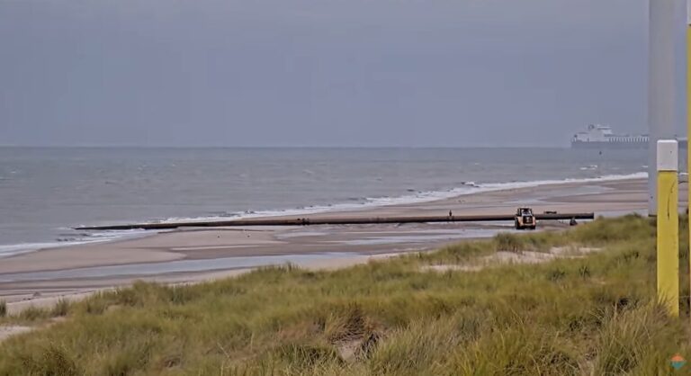 Strand Maasvlakte krijgt 1 miljoen kubieke meter zand