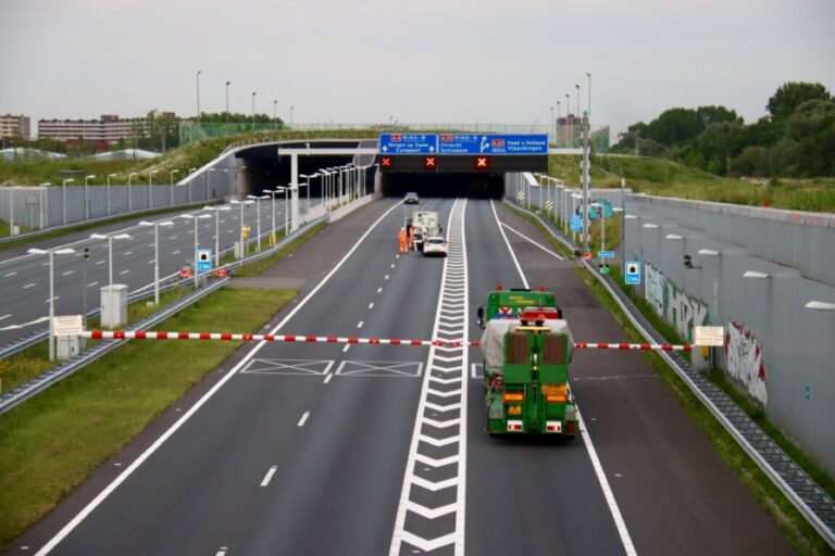 Dit weekend Ketheltunnel (A4) afgesloten