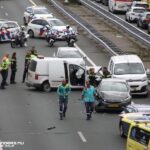 Gewonden bij kettingbotsing op de A4