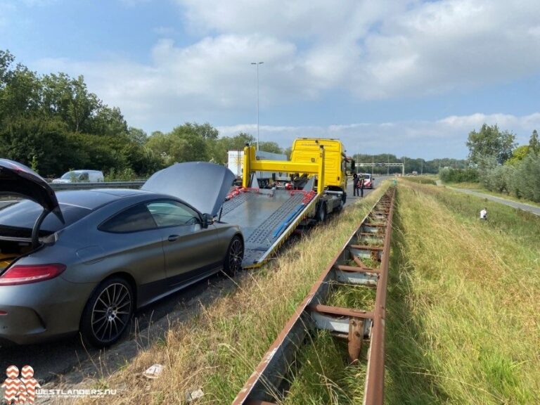 Met de vlam in de pijp over de A20