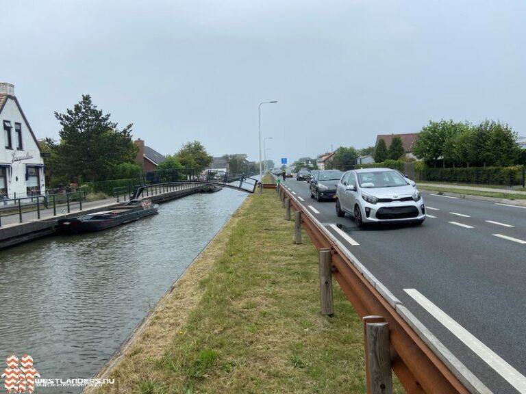 Kop-staart ongeluk op de Nieuweweg