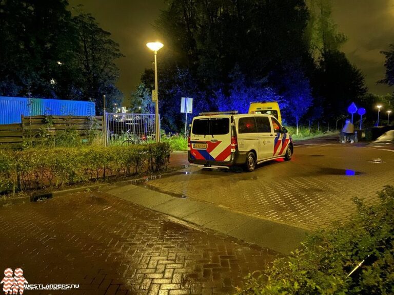 Fietser ernstig gewond bij ongeluk tijdens hoosbui