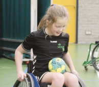 Rolstoelhandbal voor jongeren