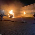 Vrachtwagenbrand aan de Zwethlaan