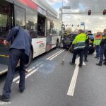 Bizar ongeluk met lijndienst bij Lozerlaan