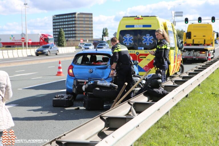 Motorongeluk op de Wippolderlaan