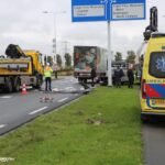 Flink wat schade bij ongeluk N465