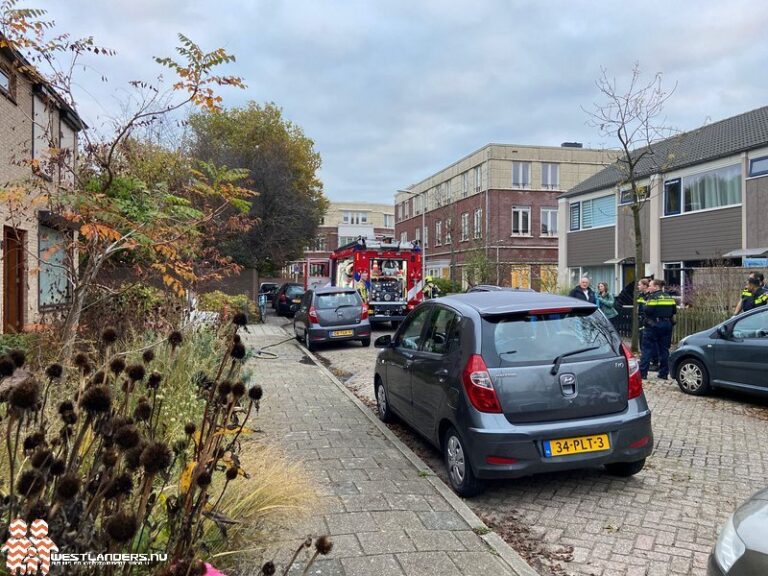 Brand in woning De Bangert