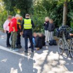 Scholieren met elkaar in botsing