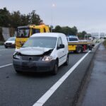 Dubbel ongeluk bij de Beneluxtunnel