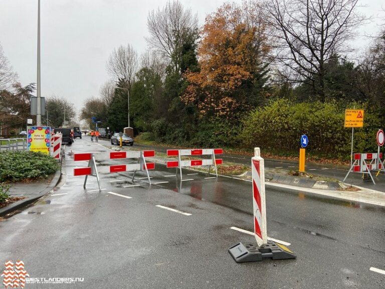 Drie werkweken afsluiting Dijkweg