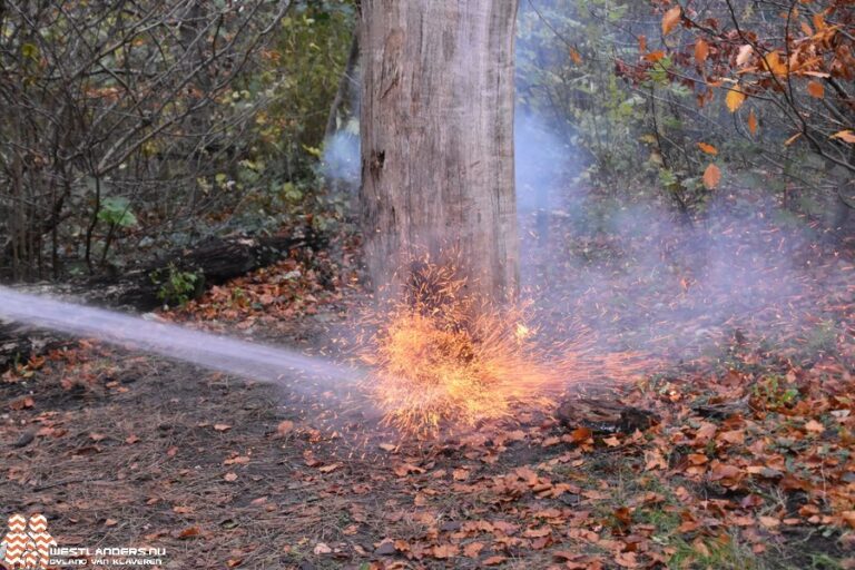 Buitenbrand aan de Sportlaan