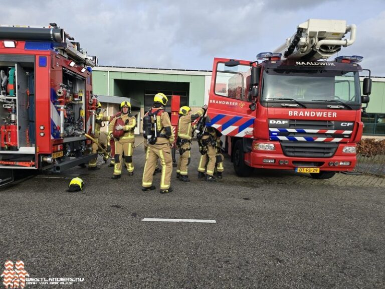 Dakbrand bij tuinbouwbedrijf Bagijneland