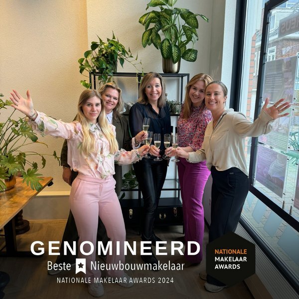 Helm & Heus genomineerd voor Beste Nieuwbouwmakelaar bij de Nationale Makelaar Awards 2024