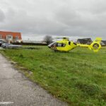 Traumahelikopter inzet in Poeldijk