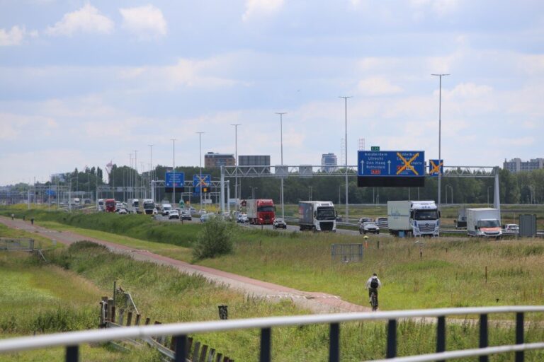 Nachtafsluiting A20 naar Westland