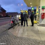 Fietser gewond na ongeluk bij tankstation