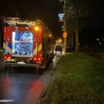 Auto crasht tegen boom op Lozerlaan