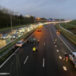 Verkeer op A13 vast na dubbel ongeluk