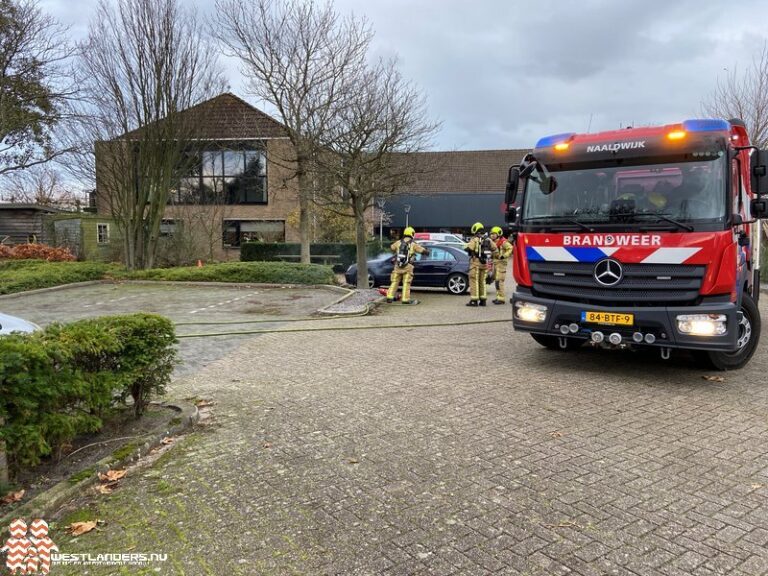 Autobrand aan de Hoge Geest