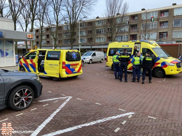 Dakloze te water bij winkelcentrum De Stede