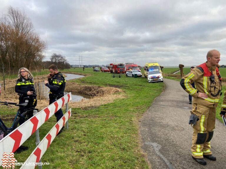 Middel waterongeval bij het Meerpad