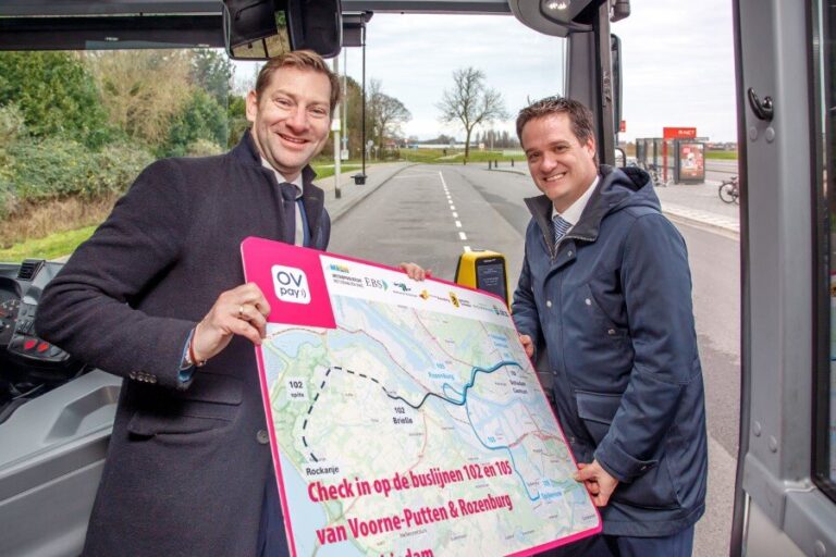 Nieuwe buslijnen verbinden Voorne-Putten en Rozenburg met Schiedam