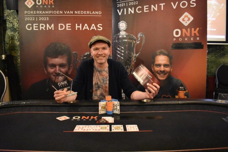 Jan Zwinkels pokerkampioen in Westland