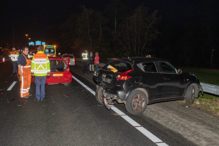 Opnieuw flinke aanrijding op de A20