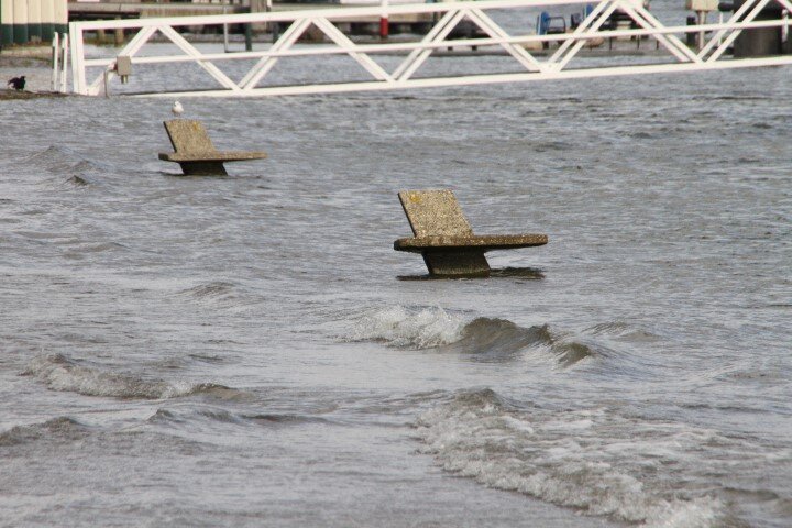 Hoog water verwacht in Maassluis