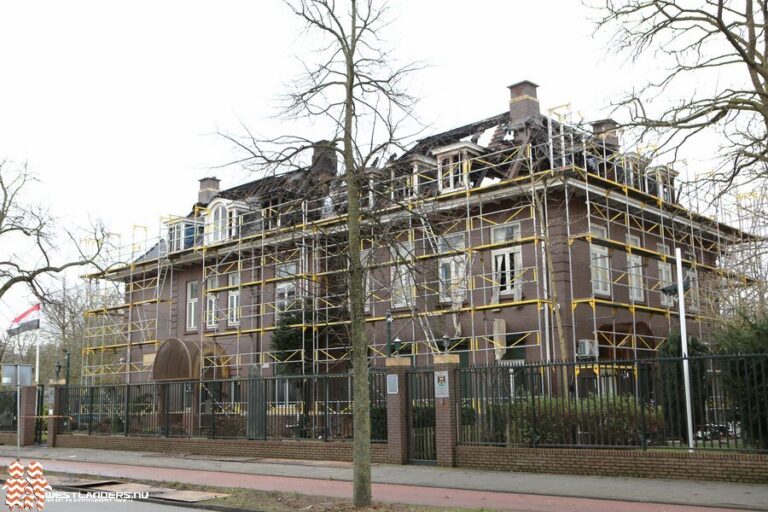 Veel schade door brand in ambassade Irak