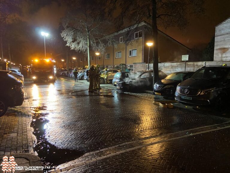 Autobrand aan de Wenenweg