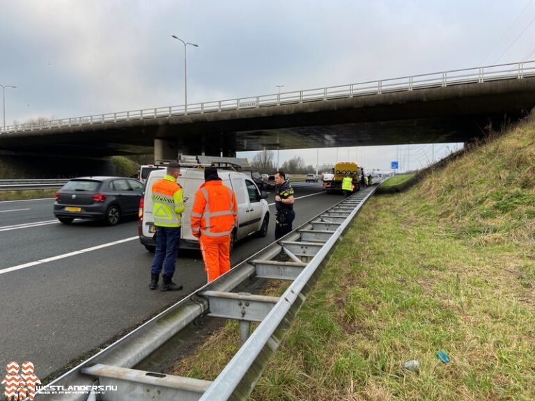 Ongeluk op de A4