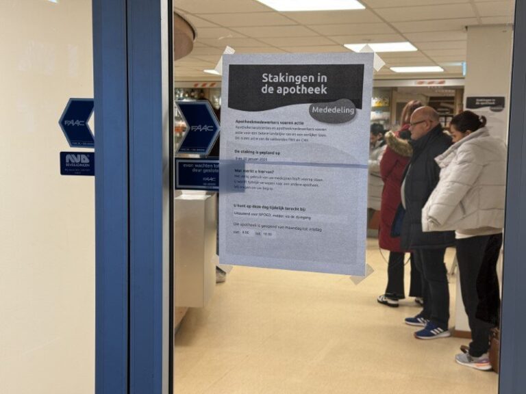 Apothekers waarschuwen klanten voor nieuwe staking
