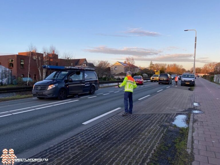 Ongeluk op Nieuweweg door laagstaande zon