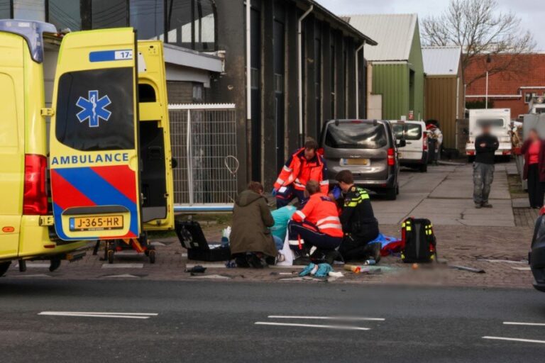 Ernstig scooterongeval op de Industrieweg