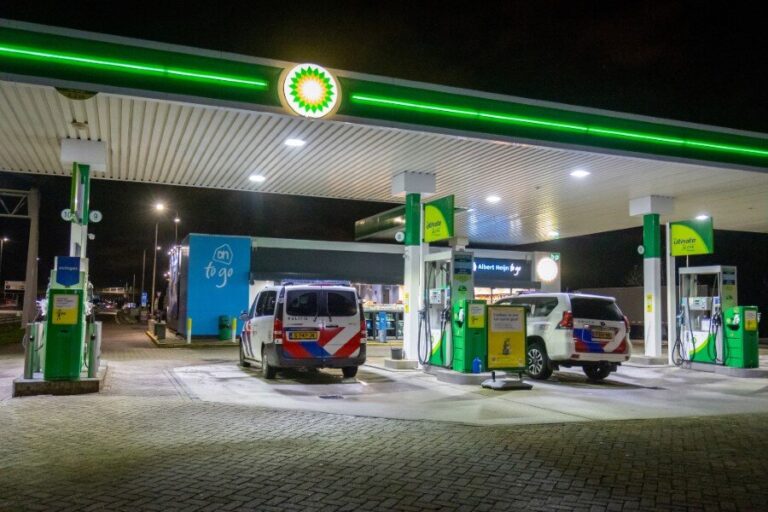 Overval tankstation langs de A20