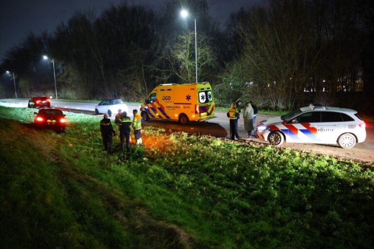 Alcomobilist veroorzaakt ongeluk bij oprit A20