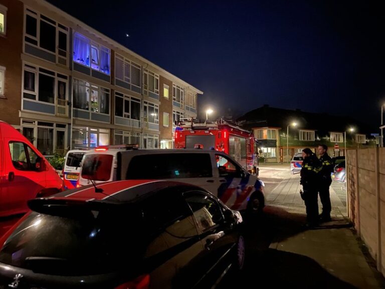 Melding binnenbrand aan de Fresiastraat